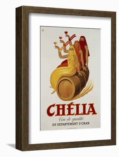 Chelia Advertising Poster-null-Framed Photographic Print