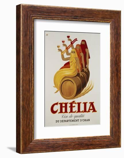 Chelia Advertising Poster-null-Framed Photographic Print