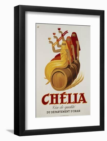 Chelia Advertising Poster-null-Framed Photographic Print