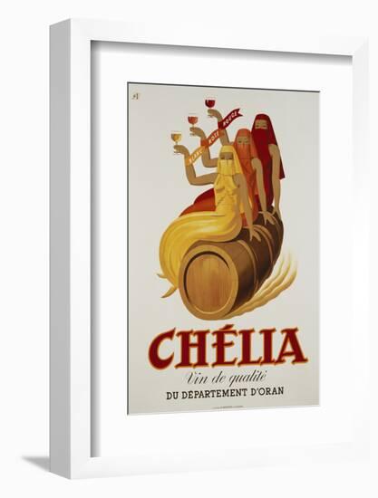Chelia Advertising Poster-null-Framed Photographic Print