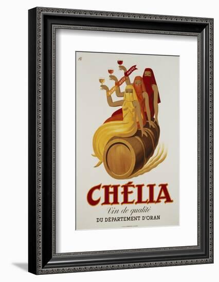 Chelia Advertising Poster-null-Framed Photographic Print