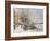 Chelsea: Cheyne Walk under Snow-John Sutton-Framed Giclee Print