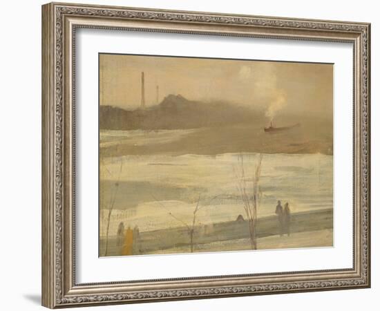 Chelsea on Ice-James Abbott McNeill Whistler-Framed Giclee Print