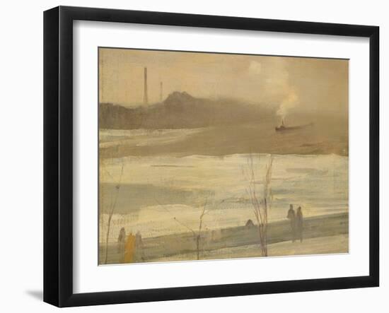 Chelsea on Ice-James Abbott McNeill Whistler-Framed Giclee Print