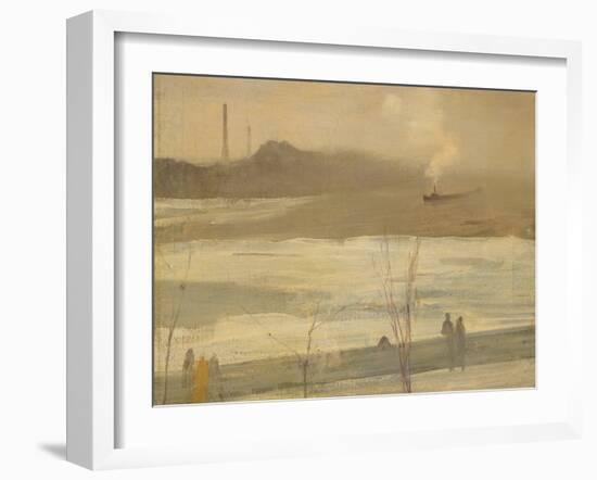 Chelsea on Ice-James Abbott McNeill Whistler-Framed Giclee Print