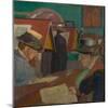 Chelsea Public Library, 1920 (Oil on Canvas)-Malcolm Drummond-Mounted Giclee Print