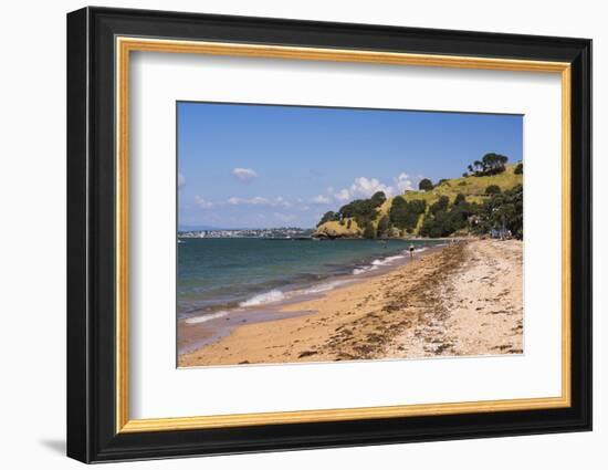 Cheltenham Beach, Devenport, Auckland, North Island, New Zealand, Pacific-Matthew Williams-Ellis-Framed Photographic Print