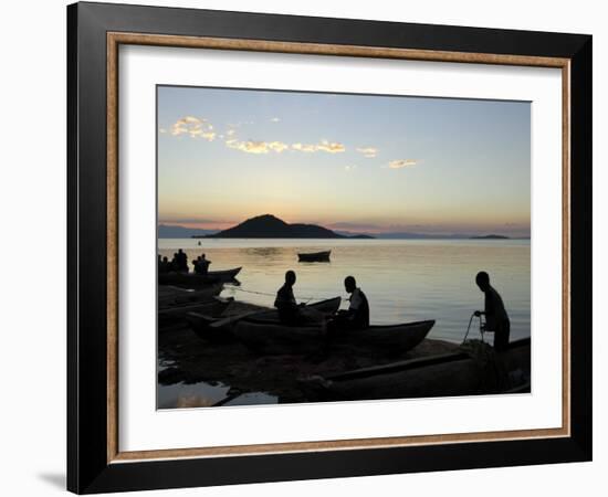 Chembe Village, Cape Maclear, Lake Malawi, Malawi, Africa-Groenendijk Peter-Framed Photographic Print