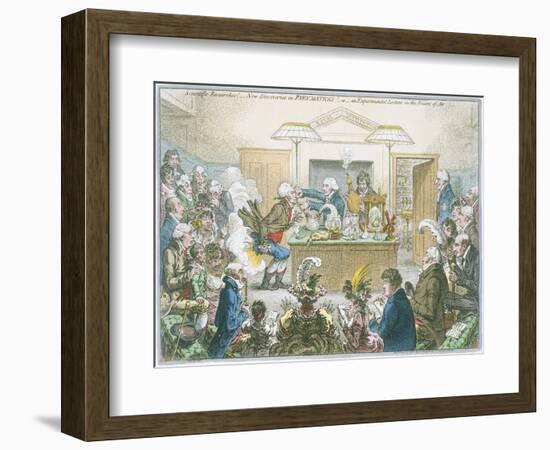 Chemical Lecture, 1802-James Gillray-Framed Giclee Print