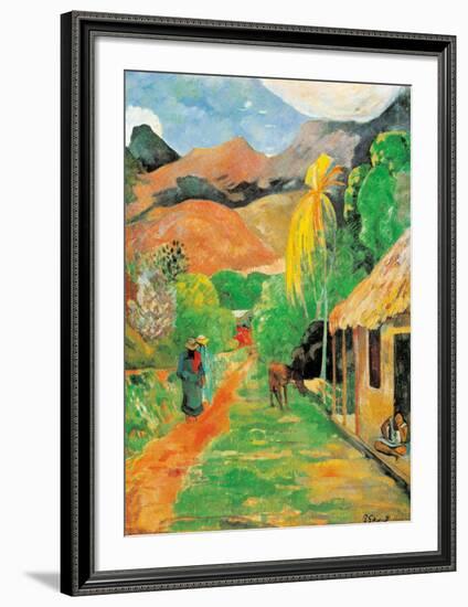 Chemin a Papeete-Paul Gauguin-Framed Art Print