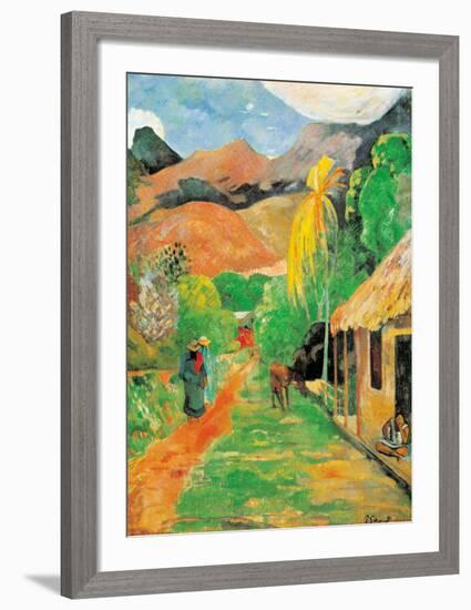 Chemin a Papeete-Paul Gauguin-Framed Art Print