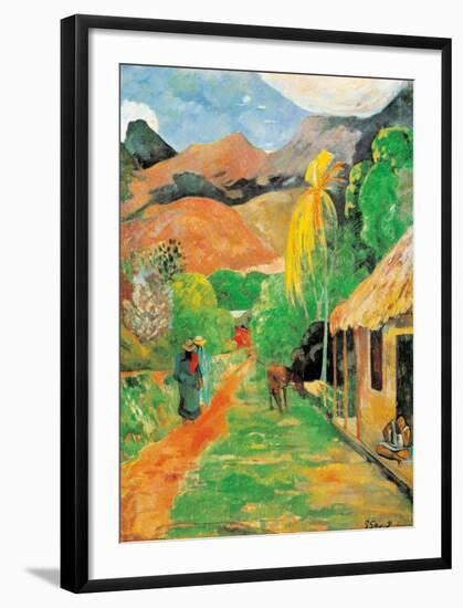 Chemin a Papeete-Paul Gauguin-Framed Art Print