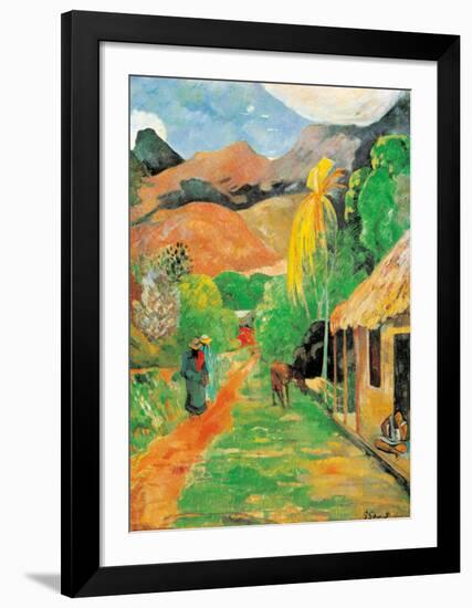 Chemin a Papeete-Paul Gauguin-Framed Art Print