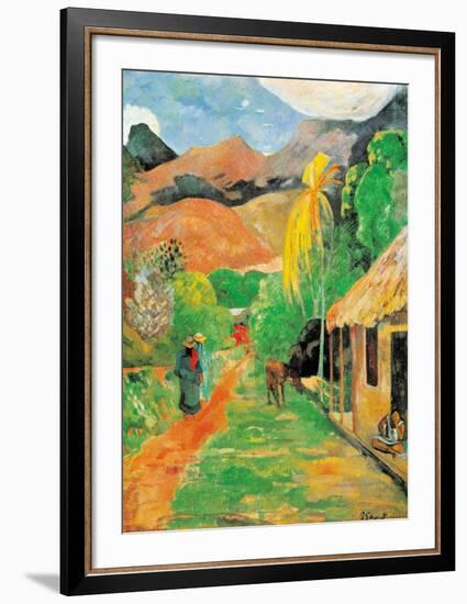 Chemin a Papeete-Paul Gauguin-Framed Art Print