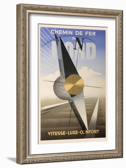 Chemin De Fer Du Nord-Vintage Apple Collection-Framed Giclee Print