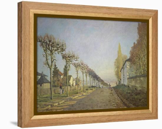 Chemin De La Machine (Or: La Route Du Chemin De Sevres), 1873-Alfred Sisley-Framed Premier Image Canvas