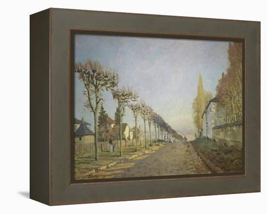 Chemin De La Machine (Or: La Route Du Chemin De Sevres), 1873-Alfred Sisley-Framed Premier Image Canvas