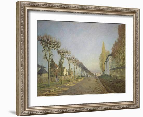 Chemin De La Machine (Or: La Route Du Chemin De Sevres), 1873-Alfred Sisley-Framed Giclee Print