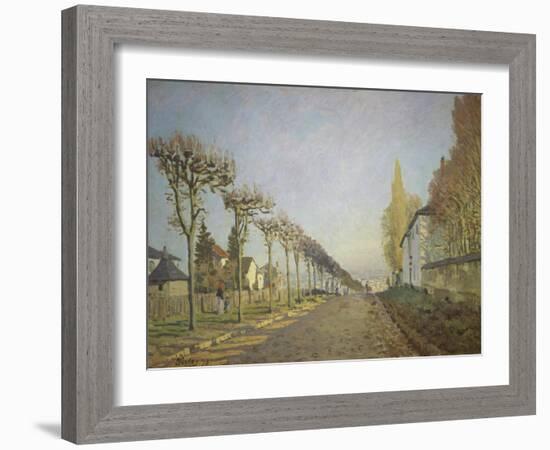 Chemin De La Machine (Or: La Route Du Chemin De Sevres), 1873-Alfred Sisley-Framed Giclee Print