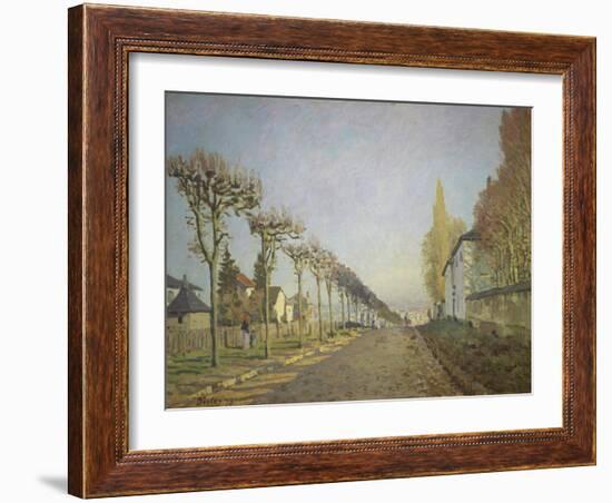 Chemin De La Machine (Or: La Route Du Chemin De Sevres), 1873-Alfred Sisley-Framed Giclee Print