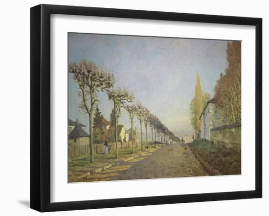 Chemin De La Machine (Or: La Route Du Chemin De Sevres), 1873-Alfred Sisley-Framed Giclee Print