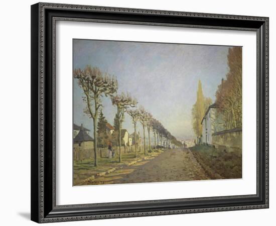 Chemin De La Machine (Or: La Route Du Chemin De Sevres), 1873-Alfred Sisley-Framed Giclee Print