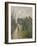 Chemin montant à Osny (Val d'Oise)-Camille Pissarro-Framed Giclee Print