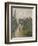 Chemin montant à Osny (Val d'Oise)-Camille Pissarro-Framed Giclee Print