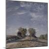 Chemin montant au soleil-Alfred Sisley-Mounted Giclee Print