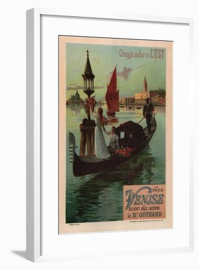 Chemins De Fer De L'Est, 1890-Frédéric Hugo d'Alesi-Framed Giclee Print