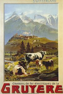 Chemins De Fer De La Gruyere 1906