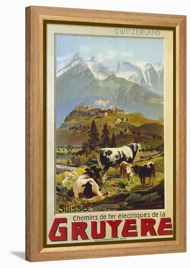 Chemins De Fer De La Gruyere 1906-null-Framed Premier Image Canvas