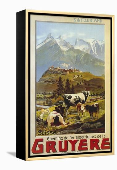 Chemins De Fer De La Gruyere 1906-null-Framed Premier Image Canvas