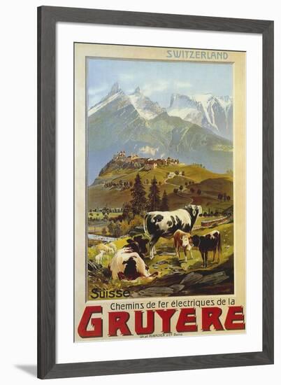 Chemins De Fer De La Gruyere 1906-null-Framed Giclee Print