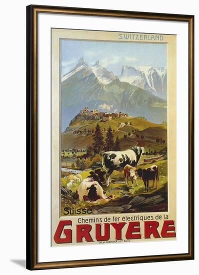 Chemins De Fer De La Gruyere 1906-null-Framed Giclee Print