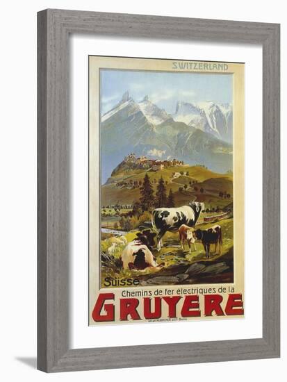 Chemins De Fer De La Gruyere 1906-null-Framed Giclee Print