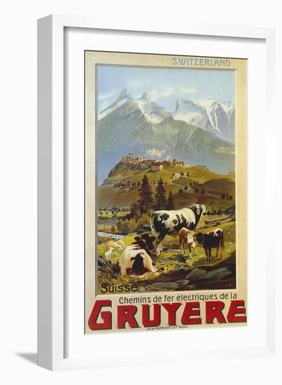 Chemins De Fer De La Gruyere 1906--Framed Giclee Print