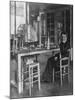 Chemist Marie Curie in Her Laboratory-null-Mounted Premium Photographic Print