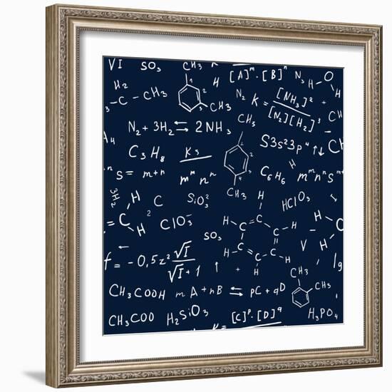 Chemistry Background-Katyau-Framed Art Print