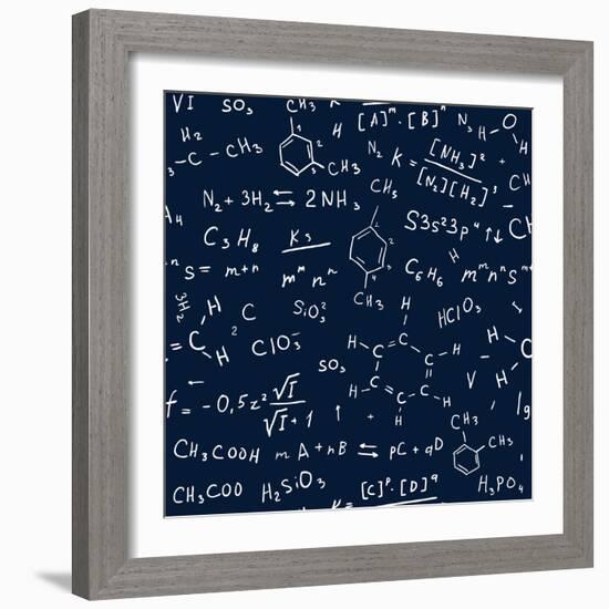 Chemistry Background-Katyau-Framed Art Print