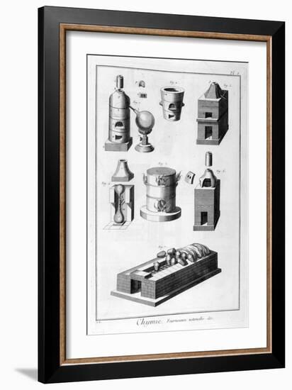 Chemistry, Furnace Utensils, 1751-1777-Denis Diderot-Framed Giclee Print