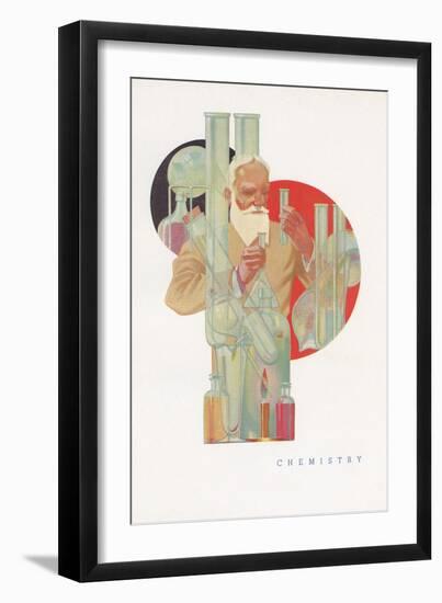 Chemistry in the Lab-Found Image Press-Framed Giclee Print