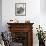 Chemists Pierre Curie and Wife Marie Curie in Their Laboratory-null-Framed Premium Photographic Print displayed on a wall