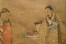 Playing the Qin for a Friend-Chen Hongshou-Giclee Print