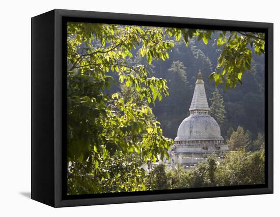 Chendebji Chorten Between Wangdue Phodrang and Trongsa, Bhutan, Asia-Lee Frost-Framed Premier Image Canvas