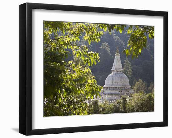 Chendebji Chorten Between Wangdue Phodrang and Trongsa, Bhutan, Asia-Lee Frost-Framed Photographic Print