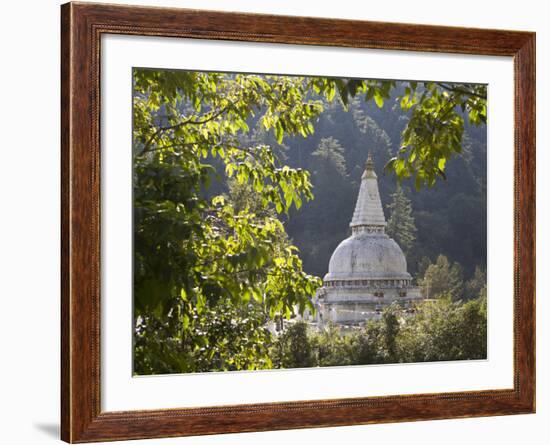 Chendebji Chorten Between Wangdue Phodrang and Trongsa, Bhutan, Asia-Lee Frost-Framed Photographic Print