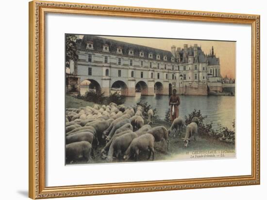 Chenonceaux, Le Chateaux, La Facade Orientale-null-Framed Giclee Print