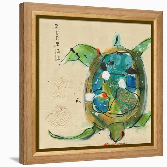 Chentes Turtle Light-Kellie Day-Framed Stretched Canvas