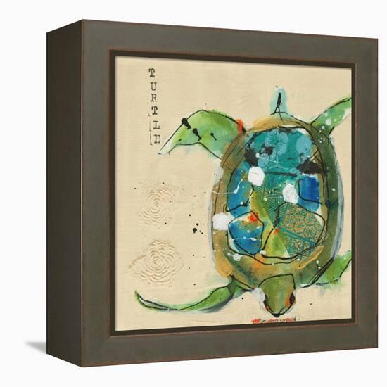 Chentes Turtle Light-Kellie Day-Framed Stretched Canvas